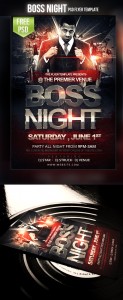 Boss Night Flyer