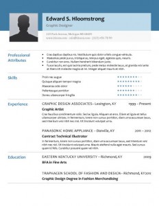 Glimmer resume template