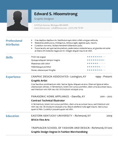 download free resume templates for word 2007