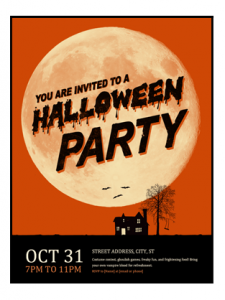 Haloween Party Flyer