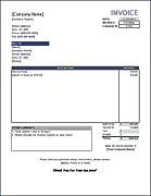 Printable Free General Service Invoice Template
