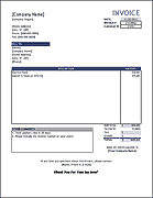 free invoice template microsoft word 2003