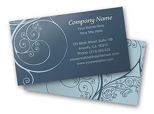 Free online Ornate Design Business Card Template