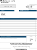 Printable Quotation Invoice Template
