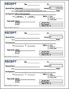 Printable online free Receipt Invoice Template