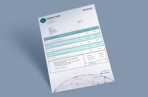 invoice template spheretech by invoiceberry