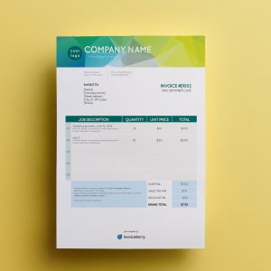 invoice template acqualime by invoiceberry